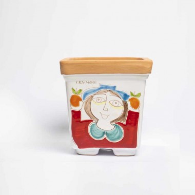 Vaso ceramica Porta Pianta Folk VSPQOM Vaso ceramica Porta Pianta Folk VSPQOM